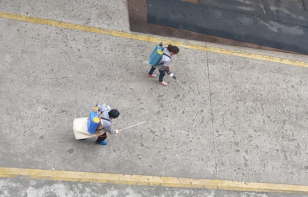 厂区定时消毒